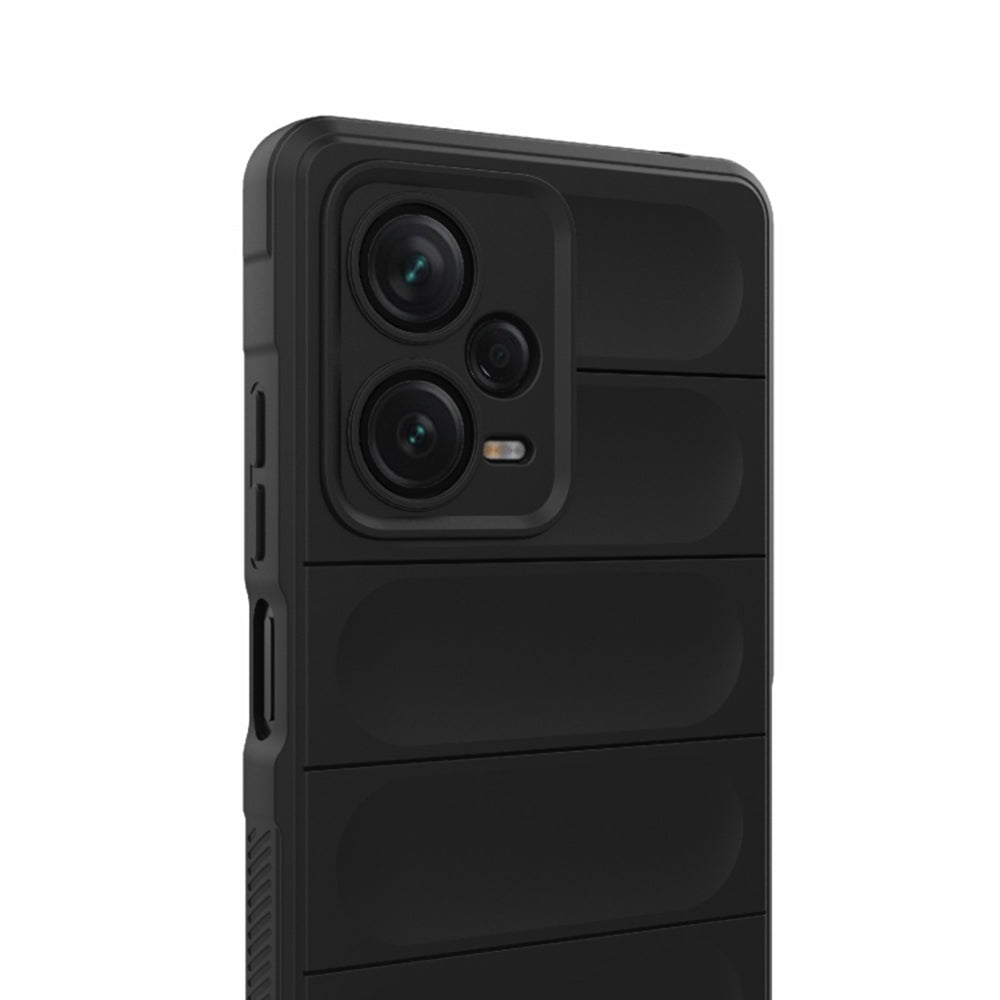 Custodia per Xiaomi Redmi Note 12 Pro 5G, Techsuit, Magic Shield, Nera