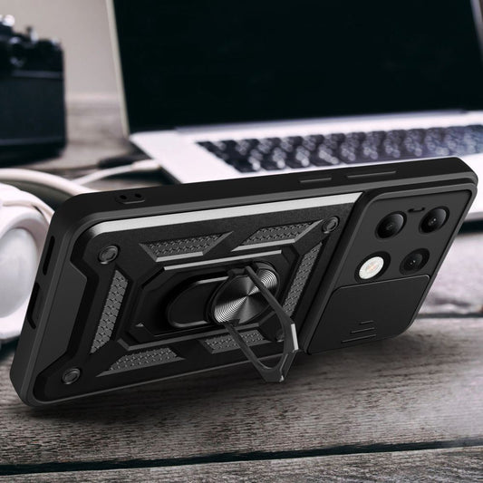 Custodia per Xiaomi Redmi Note 13 4G, Techsuit, CamShield, Blu