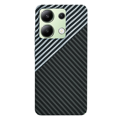 Custodia per Xiaomi Redmi Note 13 4G, Techsuit, Carbonite FiberShell, Nero Grigio