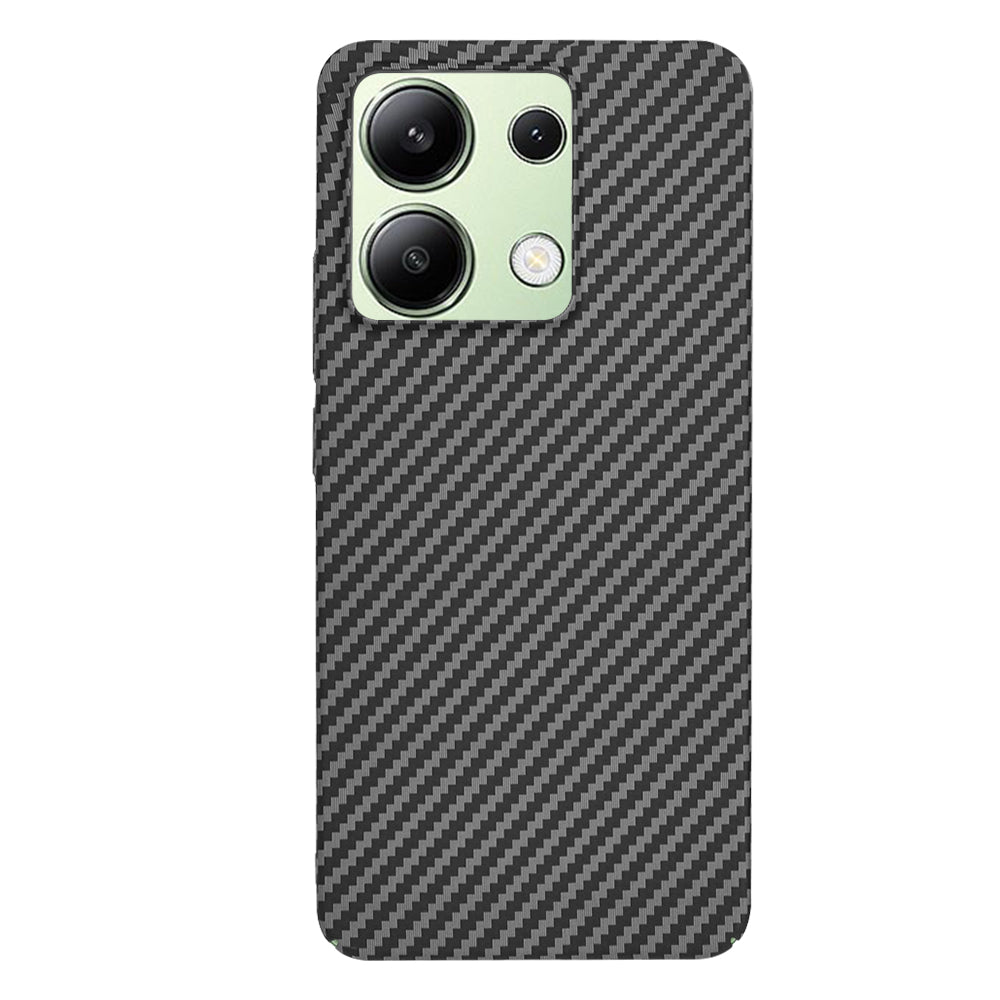 Custodia per Xiaomi Redmi Note 13 4G, Techsuit, Carbonite FiberShell, Nera