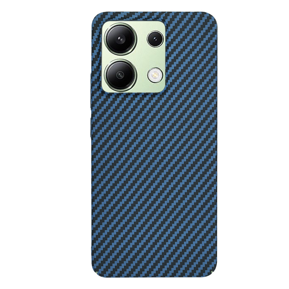 Custodia per Xiaomi Redmi Note 13 4G, Techsuit, Carbonite FiberShell, Turchese