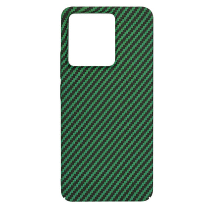 Custodia per Xiaomi Redmi Note 13 4G, Techsuit, Carbonite FiberShell, Verde