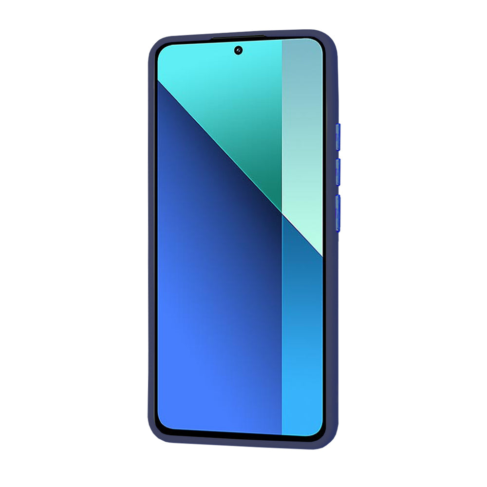 Custodia per Xiaomi Redmi Note 13 4G, Techsuit, HaloFrost, Blu scuro