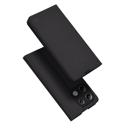 Custodia per Xiaomi Redmi Note 13 4G, Techsuit, Magskin Book, Nera