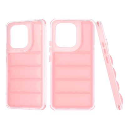 Custodia per Xiaomi Redmi Note 13 4G, Techsuit, Wave Shield, Rosa