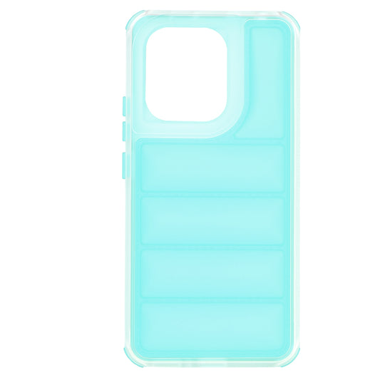 Custodia per Xiaomi Redmi Note 13 4G, Techsuit, Wave Shield, Turchese
