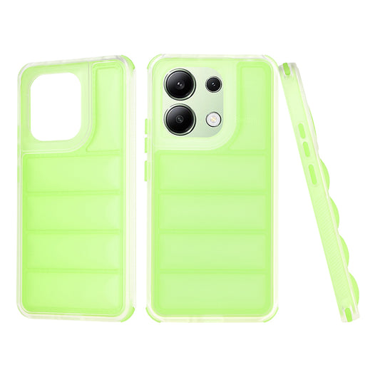 Custodia per Xiaomi Redmi Note 13 4G, Techsuit, Wave Shield, Verde