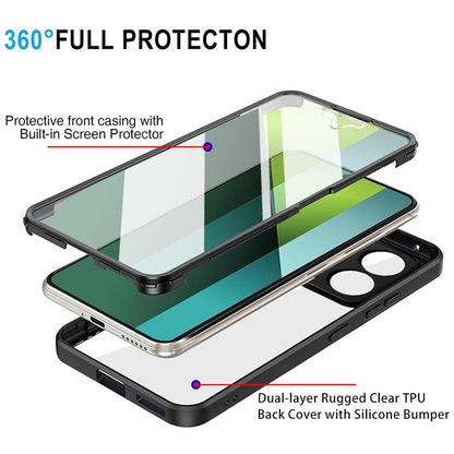 Custodia per Xiaomi Redmi Note 13 5G, Techsuit, ColorVerse 360, Viola