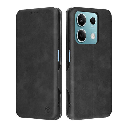 Custodia per Xiaomi Redmi Note 13 5G, Techsuit, Safe Wallet Plus, Nera