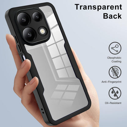 Custodia per Xiaomi Redmi Note 13 Pro 4G / Poco M6 Pro 4G, Techsuit, ColorVerse 360, Nera