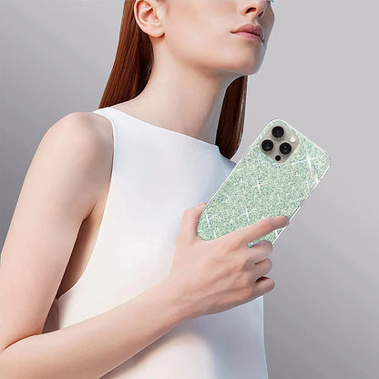 Custodia per Xiaomi Redmi Note 13 Pro 4G / Poco M6 Pro 4G, Techsuit, Sparkly Glitter, Viola