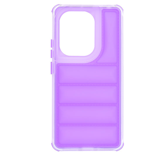 Custodia per Xiaomi Redmi Note 13 Pro 4G / Poco M6 Pro 4G, Techsuit, Wave Shield, Viola