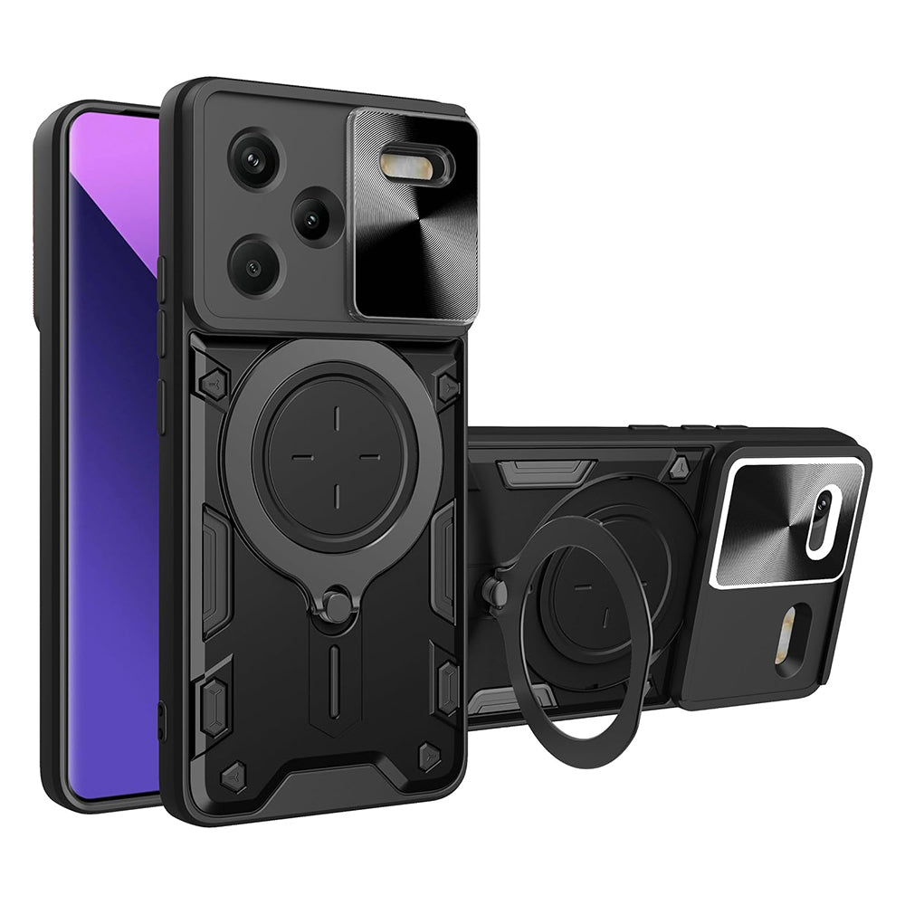Case for Xiaomi Redmi Note 13 Pro+, Techsuit, CamGuard Pro, Black