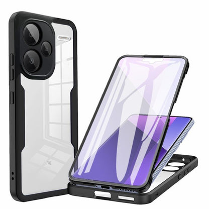 Custodia per Xiaomi Redmi Note 13 Pro+, Techsuit, ColorVerse 360, Nera