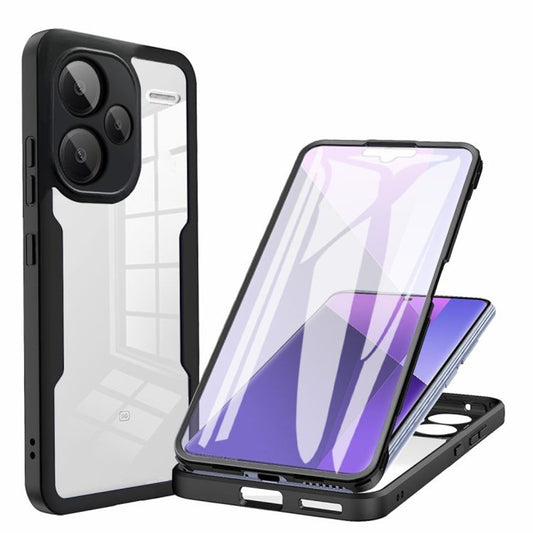 Custodia per Xiaomi Redmi Note 13 Pro+, Techsuit, ColorVerse 360, Nera