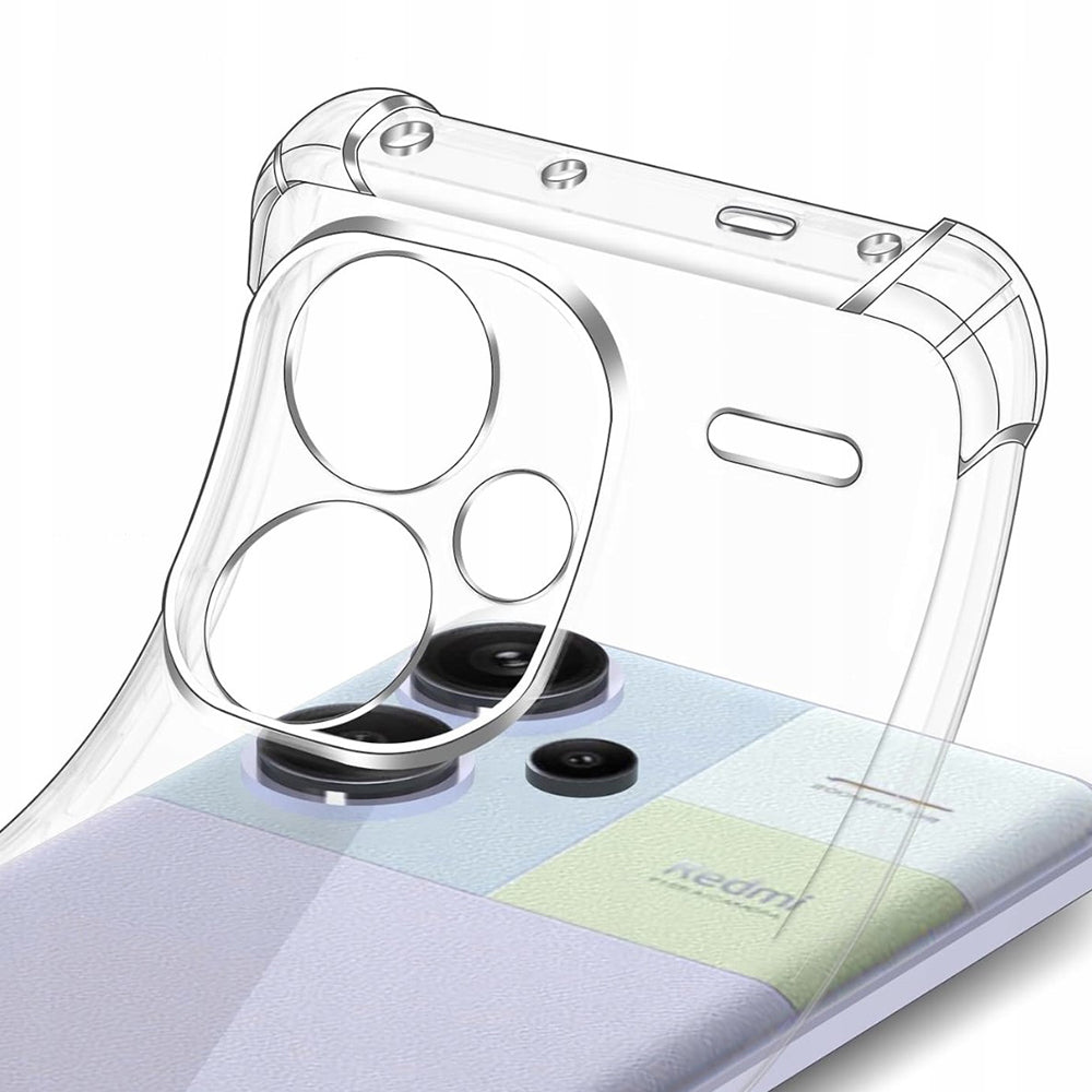 Custodia per Xiaomi Redmi Note 13 Pro+, Techsuit, Shockproof Clear, Trasparente