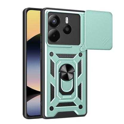 Custodia per Xiaomi Redmi Note 14 4G (Regionale), Techsuit, CamShield, Verde