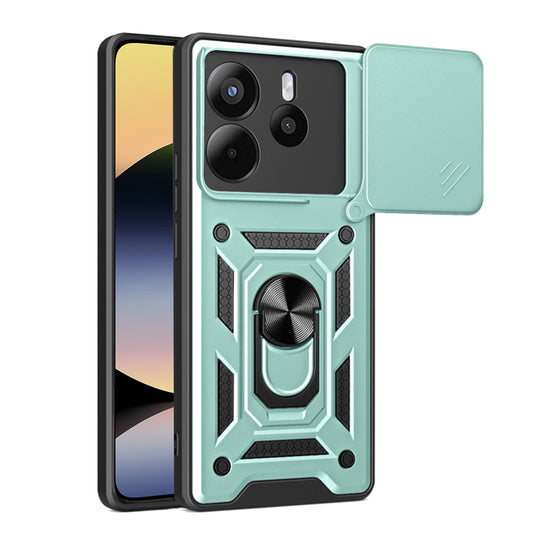 Custodia per Xiaomi Redmi Note 14 4G (Regionale), Techsuit, CamShield, Verde