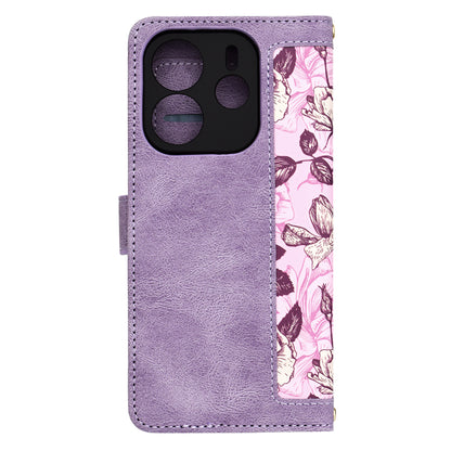 Custodia per Xiaomi Redmi Note 14 4G (Regionale), Techsuit, FlipCraft, Viola