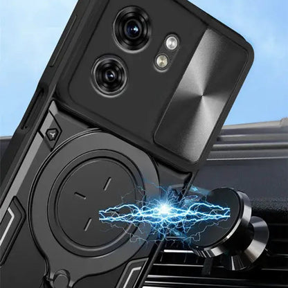 Custodia per Xiaomi Redmi Note 14 4G (Standard), Techsuit, CamGuard Pro, Nera