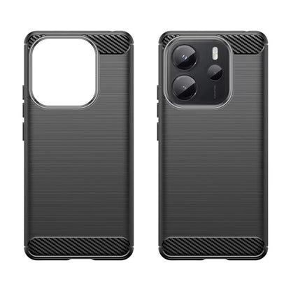 Custodia per Xiaomi Redmi Note 14 4G (Standard), Techsuit, Carbonio, Blu