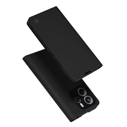 Custodia per Xiaomi Redmi Note 14 4G (Standard), Techsuit, Magskin Book, Nera