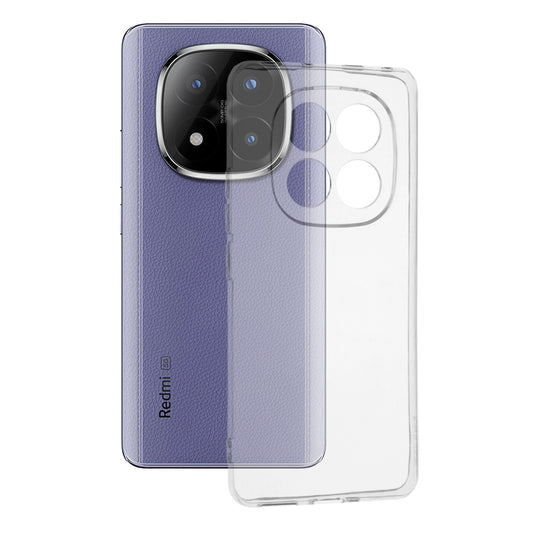 Custodia per Xiaomi Redmi Note 14 Pro+ 5G, Techsuit, Chiara, Trasparente