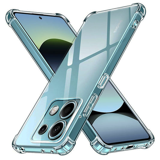 Custodia per Xiaomi Redmi Note 14S, Techsuit, Shockproof Clear, Trasparente