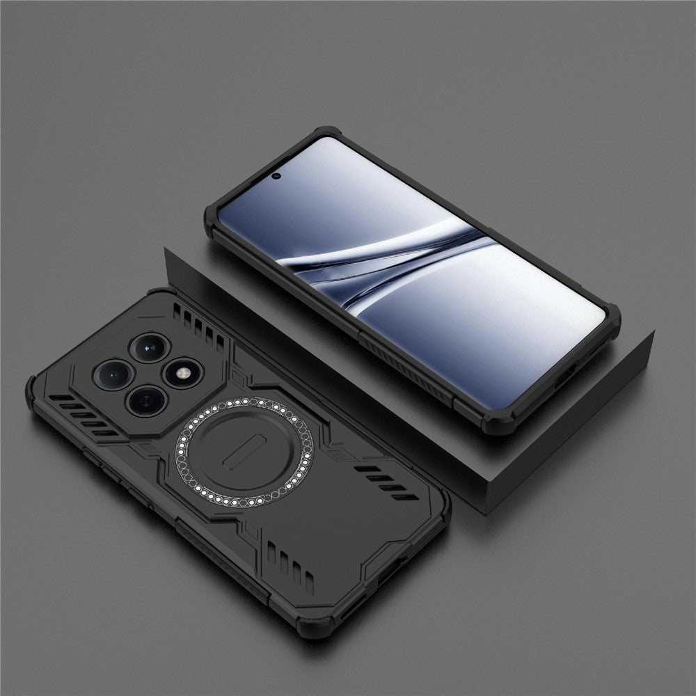 Custodia MagSafe per Xiaomi Redmi Note 15 4G, Techsuit, ArmorMag, Nera