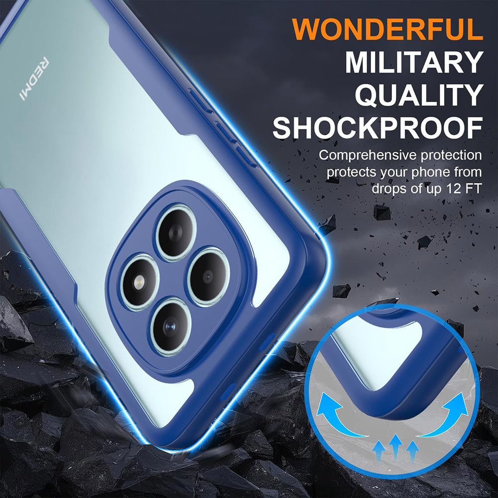 Custodia per Xiaomi Redmi Note 15 4G, Techsuit, ColorVerse 360, Blu