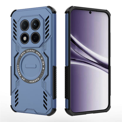 Custodia MagSafe per Xiaomi Redmi Note 15 Pro 4G, Techsuit, ArmorMag, Blu