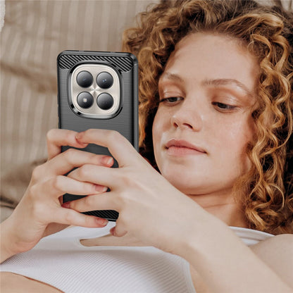 Custodia per Xiaomi Redmi Note 15 Pro 4G, Techsuit, Carbonio, Nera