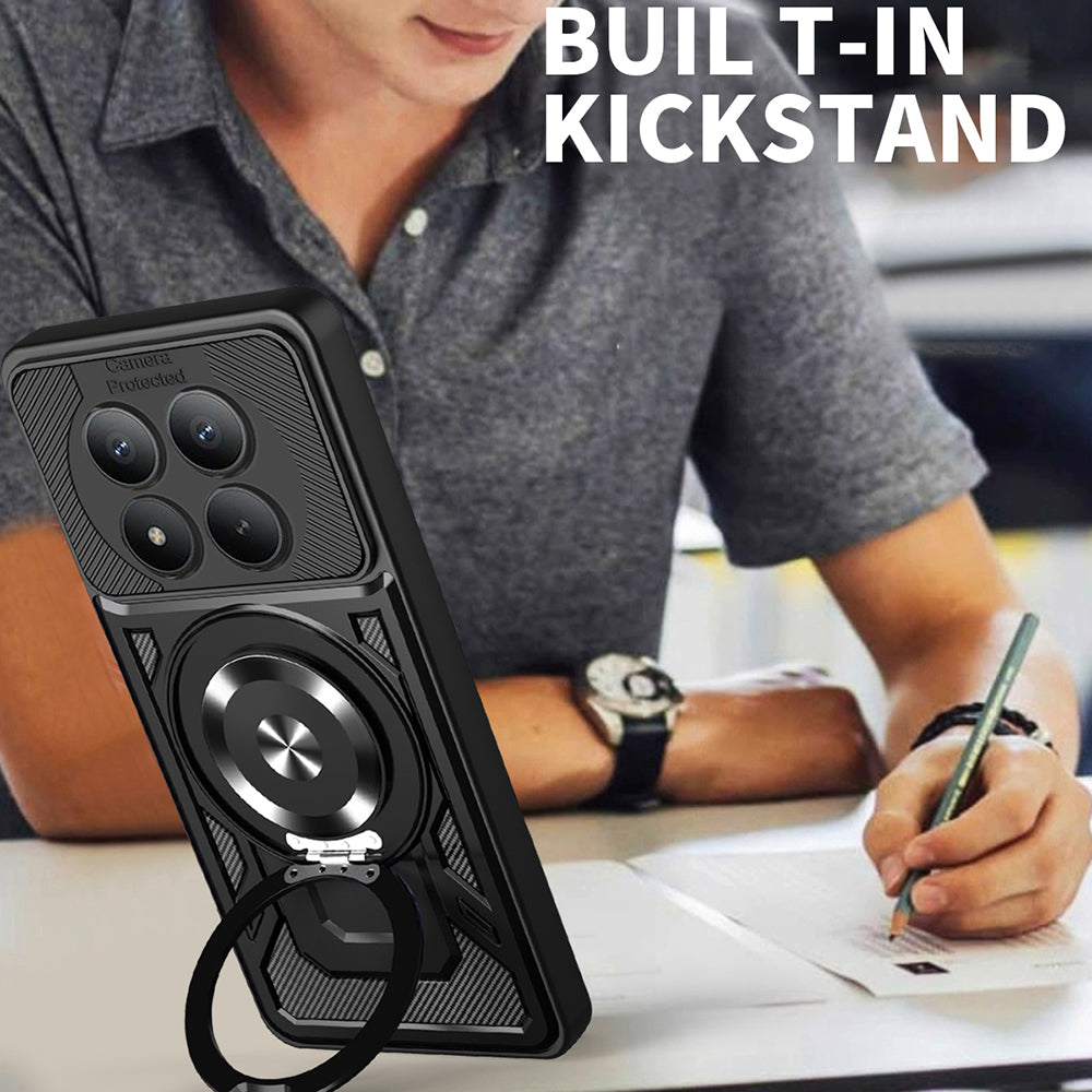 Custodia per Xiaomi Redmi Note 15 Pro 4G, Techsuit, RuggedCam, Nera