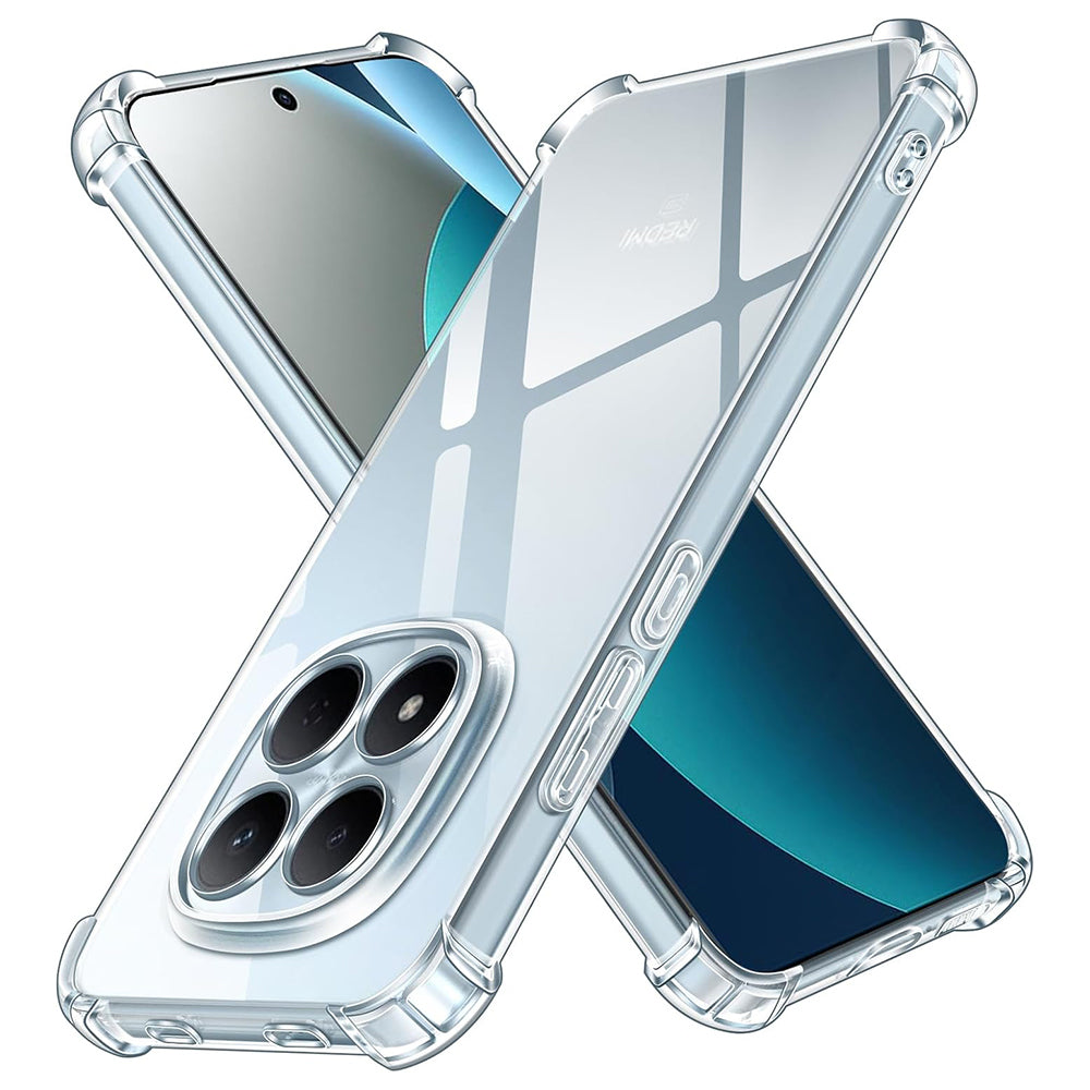 Custodia per Xiaomi Redmi Note 15 Pro 4G, Techsuit, Shockproof Clear, Trasparente