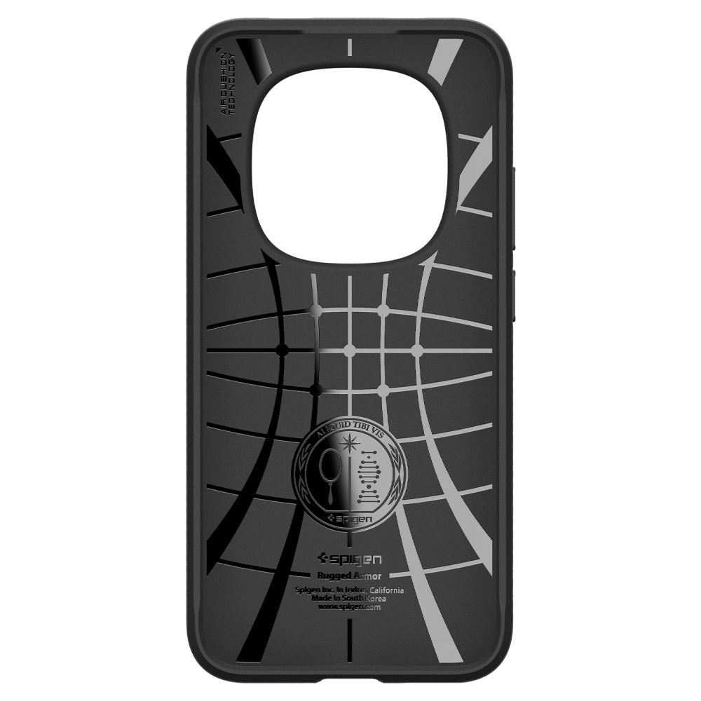 Custodia per Xiaomi Redmi Note 15 Pro 5G, Spigen, Rugged Armor, Nera Opaca ACS10460