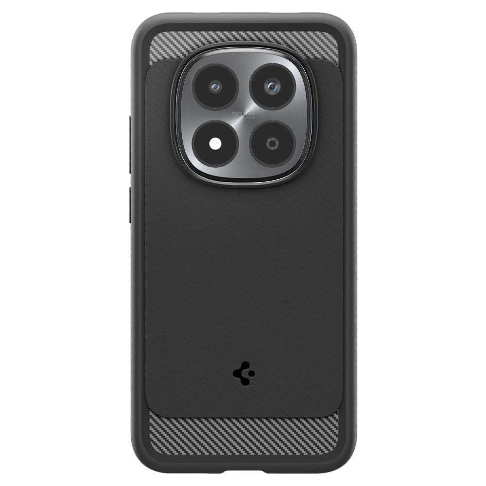 Custodia per Xiaomi Redmi Note 15 Pro 5G, Spigen, Rugged Armor, Nera Opaca ACS10460