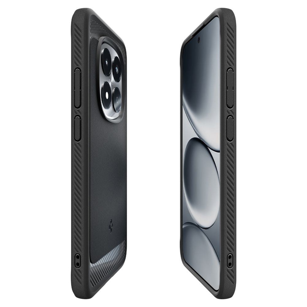 Custodia per Xiaomi Redmi Note 15 Pro 5G, Spigen, Rugged Armor, Nera Opaca ACS10460