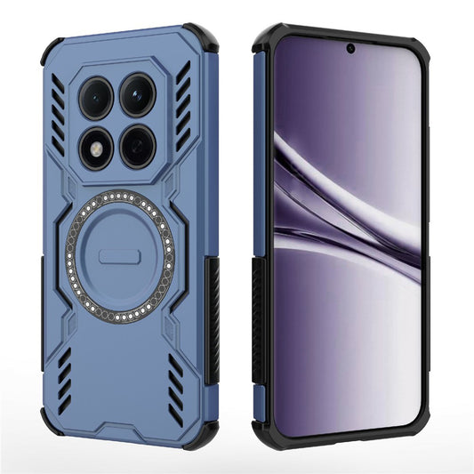 Custodia MagSafe per Xiaomi Redmi Note 15 Pro 5G, Techsuit, ArmorMag, Blu