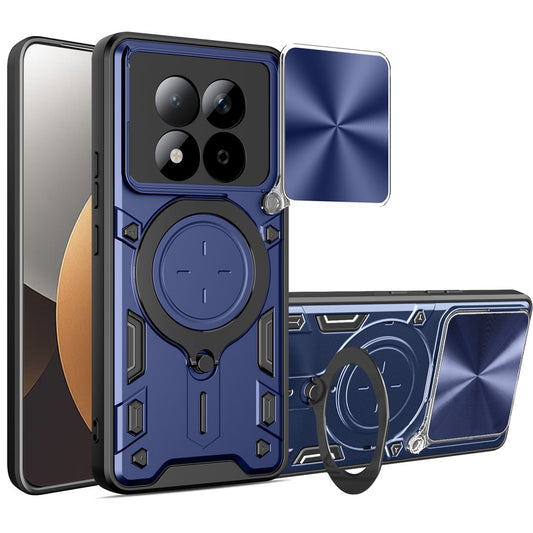 Custodia per Xiaomi Redmi Note 15 Pro 5G, Techsuit, CamGuard Pro, Blu