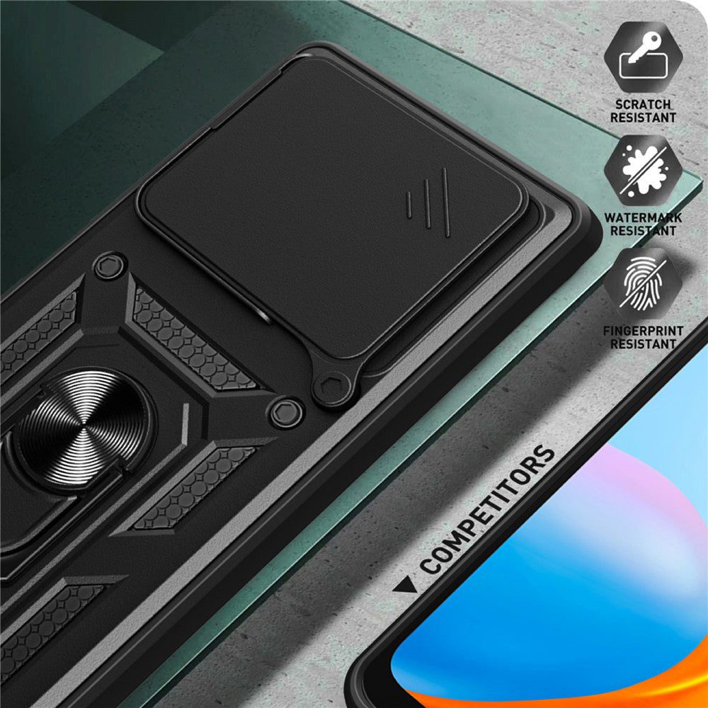 Custodia per Xiaomi Redmi Note 15 Pro 5G, Techsuit, CamShield, Nera