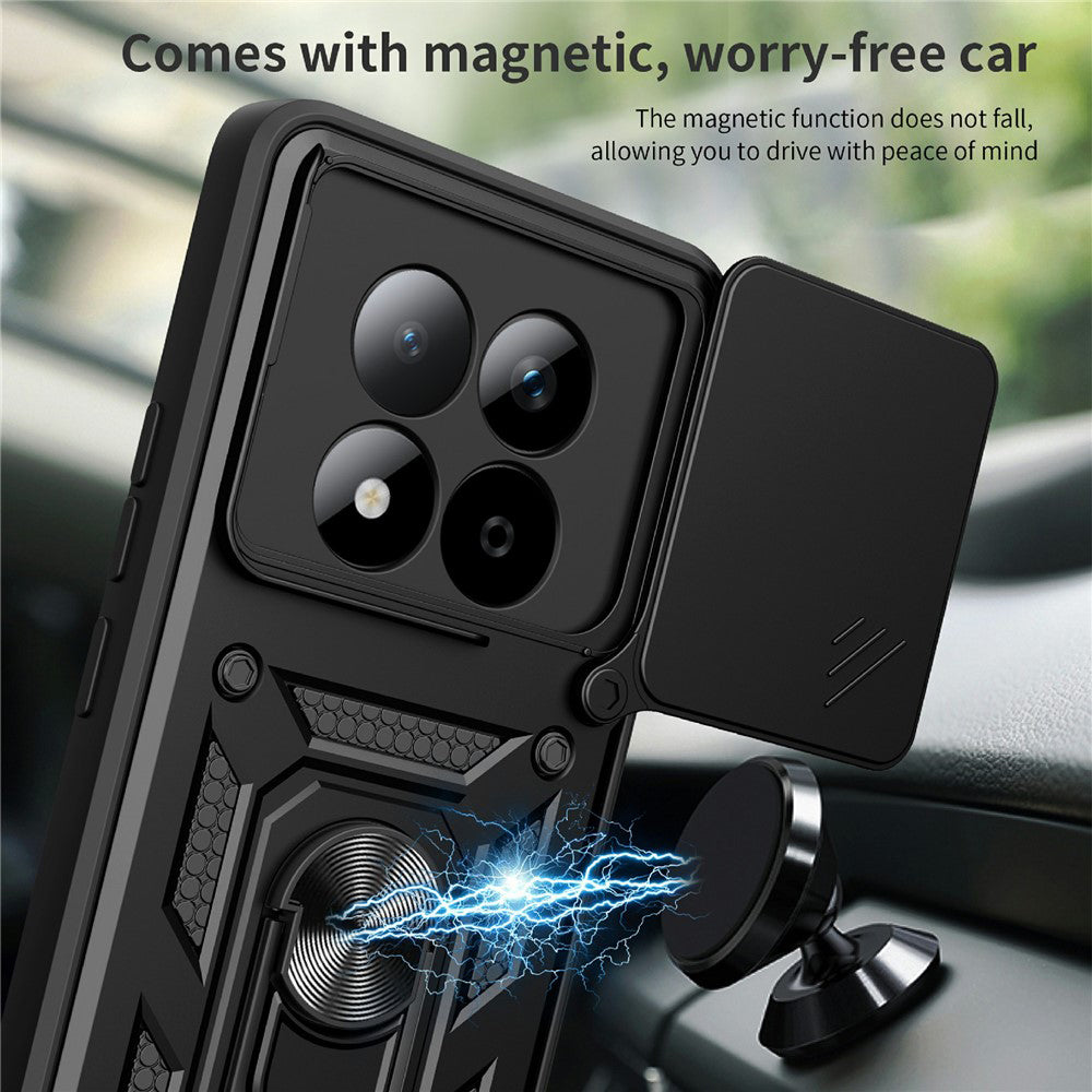 Custodia per Xiaomi Redmi Note 15 Pro 5G, Techsuit, CamShield, Rosa Dorata