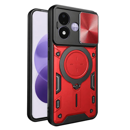 Custodia per Xiaomi Redmi Note 17 4G / Note 17 5G, Techsuit, CamGuard Pro, rossa