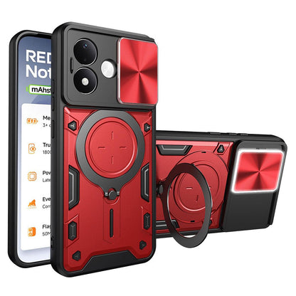 Custodia per Xiaomi Redmi Note 17 4G / Note 17 5G, Techsuit, CamGuard Pro, rossa