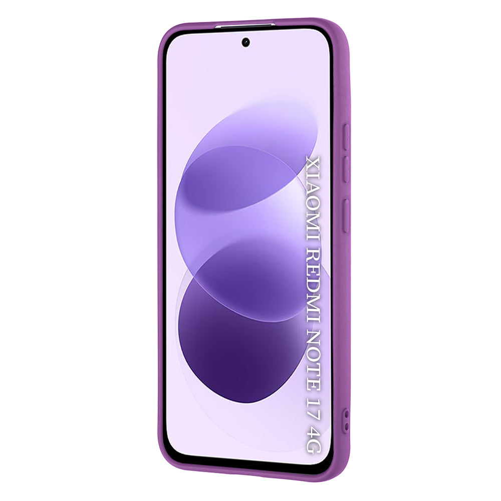 Custodia per Xiaomi Redmi Note 17 4G / Note 17 5G, Techsuit, SoftFlex, viola