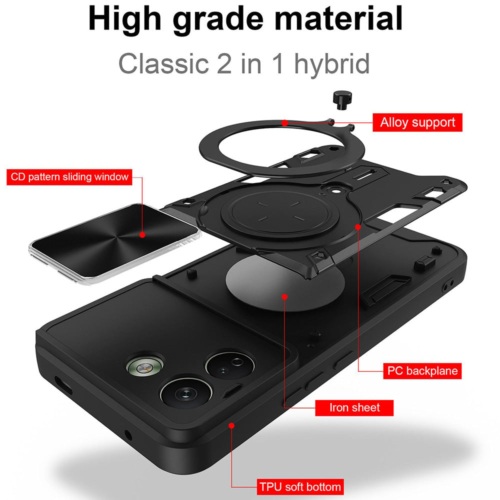 Custodia per Xiaomi Redmi Note 17 Pro Max, Techsuit, CamGuard Pro, blu
