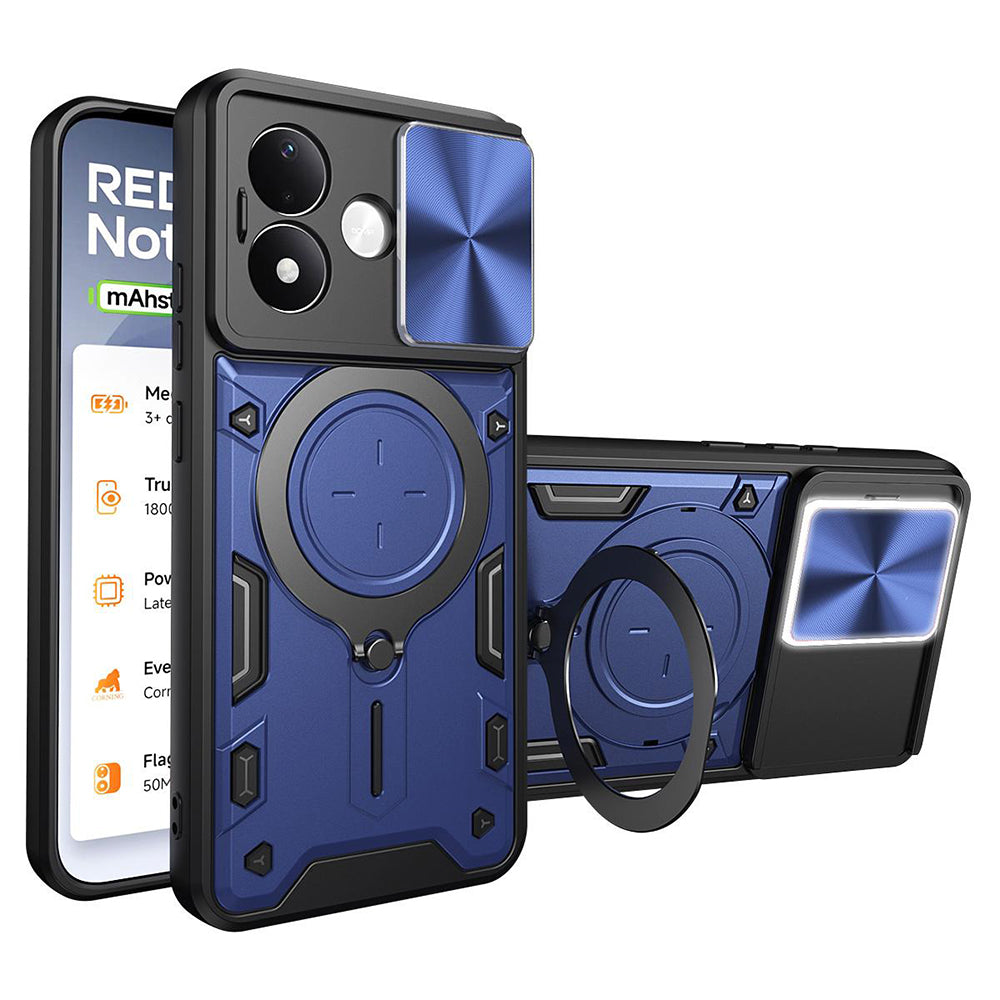 Cover per Xiaomi Redmi Note 17 Pro, Techsuit, CamGuard Pro, blu
