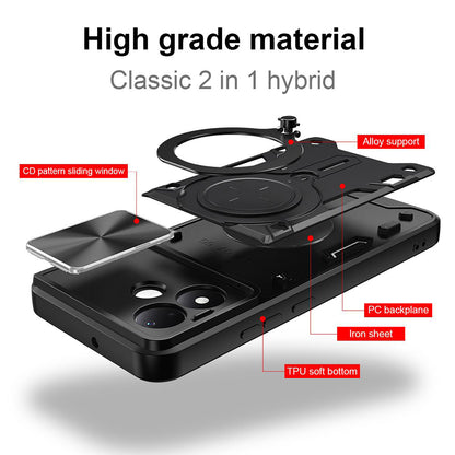Cover per Xiaomi Redmi Note 17 Pro, Techsuit, CamGuard Pro, blu
