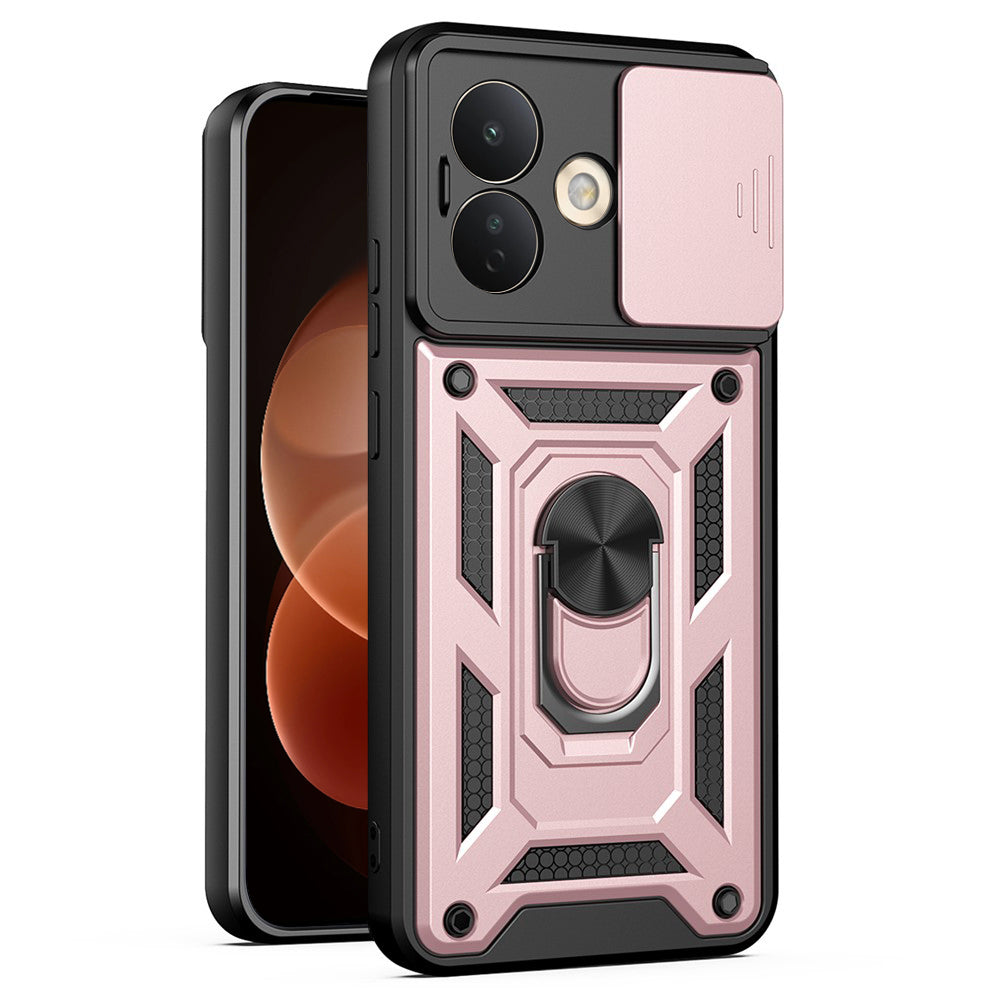 Cover per Xiaomi Redmi Note 17 Pro, Techsuit, CamShield, rosa dorato
