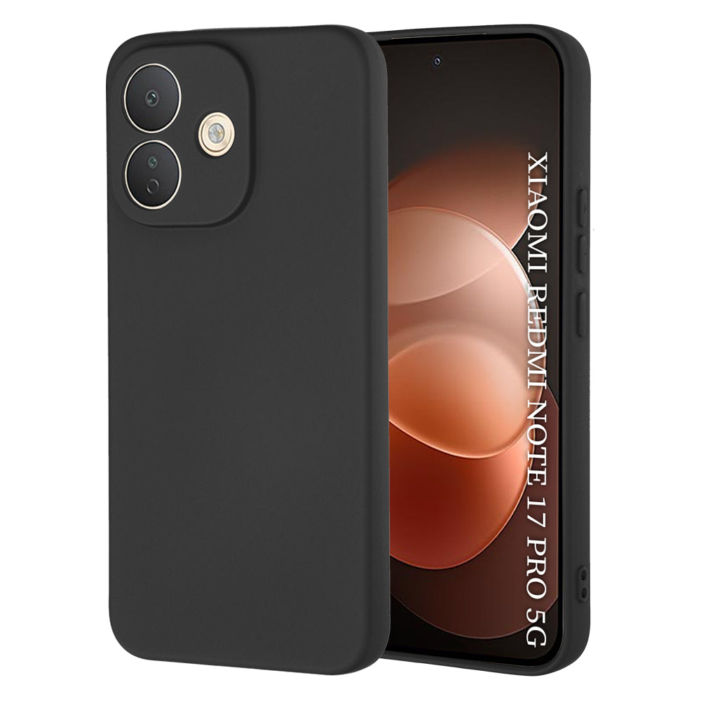 Custodia per Xiaomi Redmi Note 17 Pro, Techsuit, SoftFlex, Nera