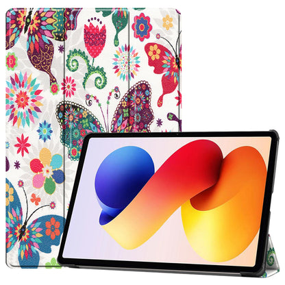 Custodia per Xiaomi Redmi Pad 2 Pro, Techsuit, FoldPro Butterfly, Multicolore